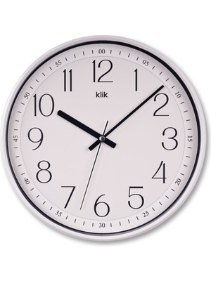 Klik Slim Beyaz2 Duvar Saati