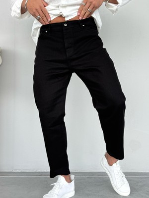 Sıyah Boyfriend Jean