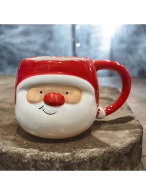 Sedosh Home Vision Noel Baba Kabartmalı Mug 350 ml Porselen Kupa