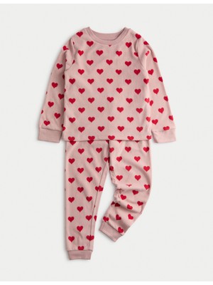 Marks & Spencer Kalp Desenli Çocuk Pijama Takımı (1-16 Yaş)