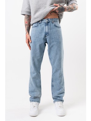 Denim Republic Erkek Buz Mavisi Regular Kot Pantolon