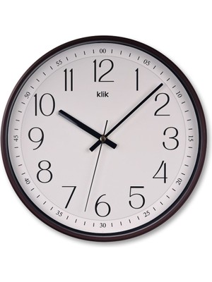 Klik Slim Kahve2 Duvar Saati