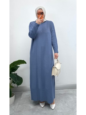 Pike Örgülü Triko Elbise