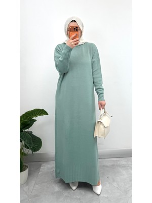 Pike Örgülü Triko Elbise