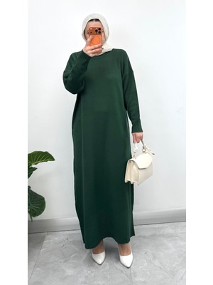 Pike Örgülü Triko Elbise