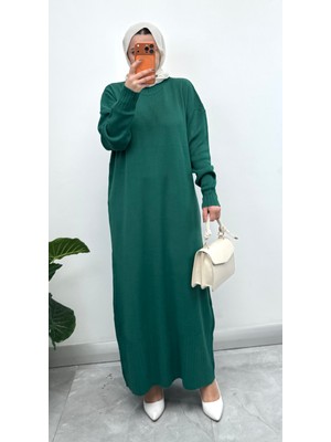 Pike Örgülü Triko Elbise