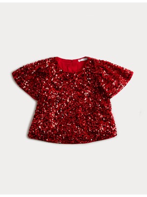 Marks & Spencer Pul Detaylı Üst (2-10 Yaş)