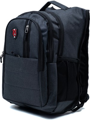 Çok Gözlü Ergonomik Sırt Çantası – Su Itici Unisex Okul, Günlük ve Seyahat Çantası Siyah