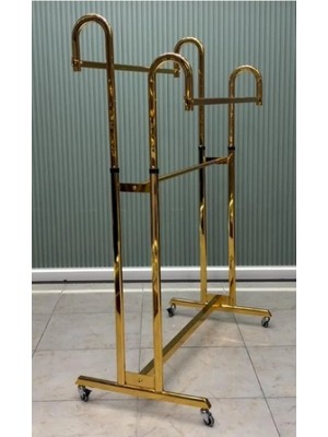 Md Vitrin Dekorasyon Gold Kaplama Dayanıklı Orta Stand Askılık