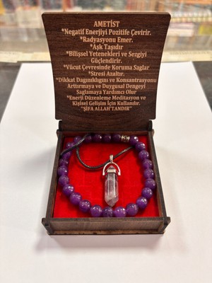 Handmade Doğal Taş Kolye Bileklik