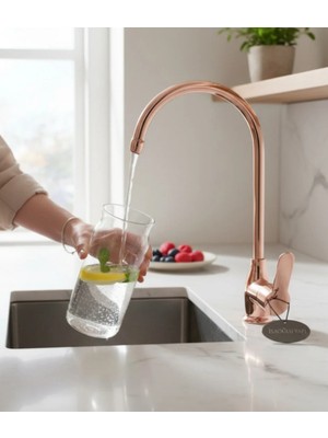 İsaoğlu Yapı Bronz Arıtma Musluğu Bakır Tekli Arıtma Bataryası Pirinç Malzeme