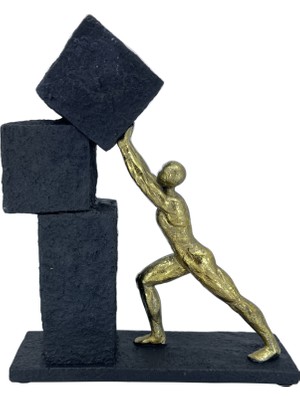 Bıyıklı Tobacco Modern Sanat Zorlukları Aşmak Biblosu - Şık Masaüstü Aksesuarı