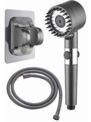 Yüksek Performanslı Masaj Etkili Su Tasarruflu Duş Başlığı Krom Kaplama Uzun  - VR002D-6AU6F