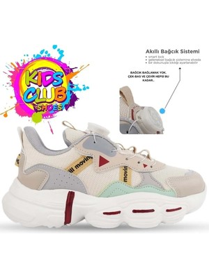 Çocuk Akıllı Bağcık Mekanizmalı Ortopedik Spor Ayakkabı