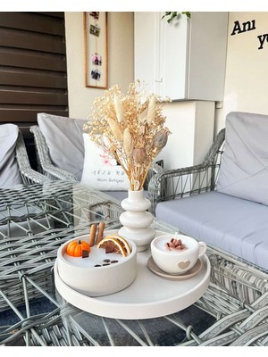 Bal Kabaklı Mum Seti