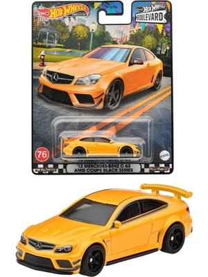 Hot Wheels Boulevard 12 Mercedes-Benz C63 Amg Coupe Black Series GJT68-HKF23