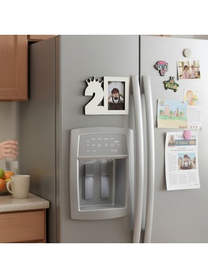 2 Yaş Doğum Günü Fotoğraf Çerçeveli Magnet 10'lu
