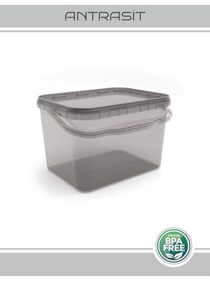 15 Litre 4'lü Oyuncak Düzenleme Kutusu - Renkli Çok Amaçlı Istiflenebilir Organizer