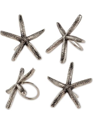 Deep Sea Deniz Yıldızı 4'lü Peçete Halkası