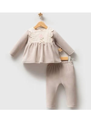 Budi Tongs Baby Etamine 2'li Takım 5683 Gri