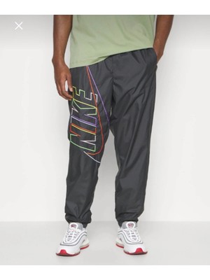 Nike Club Woven Bol Kalıp Siyah Ince Erkek Eşofman Altı DX0621-011