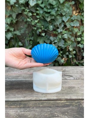 Concept Büyük Deniz Kabuğu 3D Mum Kalıbı (Silikon)
