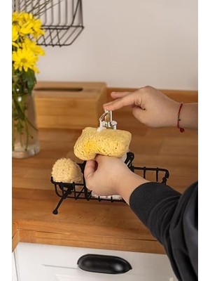 Tekli Standlı Gümüş Kapak Sıvı Sabunluk Siyah