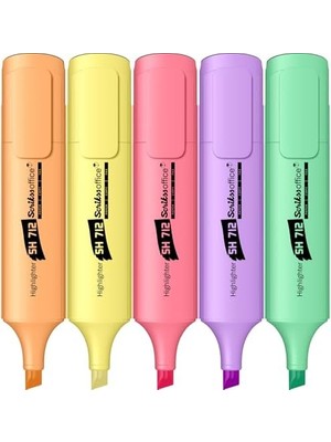SH712 Pastel Fosforlu 5'li Blister