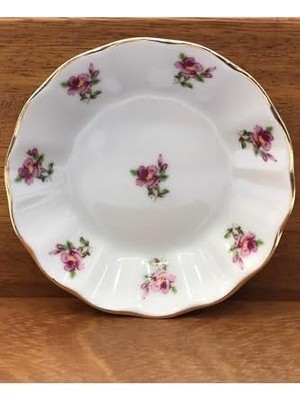 Beyaz Büyük Mineli Çay Tabağı 12'li 869276D527G72