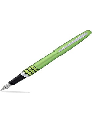 Pılot Mr Dolmakalem Retro Pop, Metalik Yeşil & Marble Ring, M