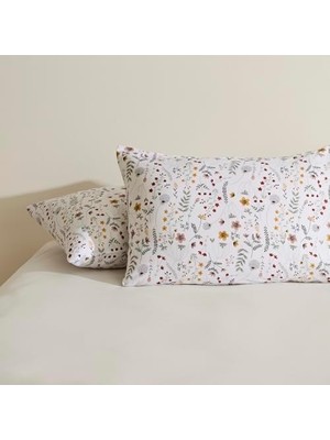 VINA%100 Pamuk 2'li Yastık Kılıfı Multicolor
