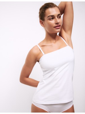 Marks & Spencer Pamuk Karışımlı Çok Yönlü Sütyenli Straplez Atlet