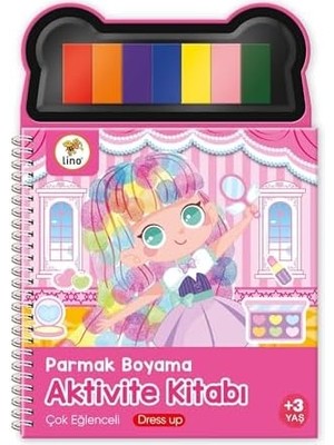 Parmak Boyama Aktivite Kitabı Dress Up