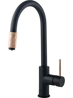 Aster Siyah-Krom Su Filtreli Mutfak Bataryası