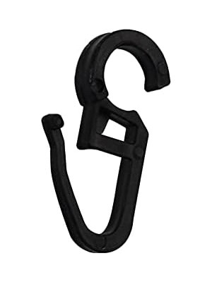 Rustik Perde Klipsi 50 Adet Siyah