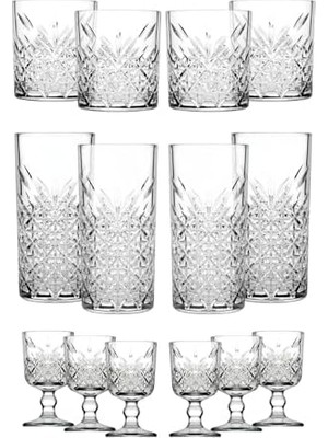 14 Parça  Su Meşrubat ve Kahve Yanı Bardak Takımı SRY00000000689