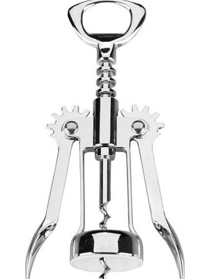 Premium Şarap Açacağı, Paslanmaz Çelik Tirbuşon, Profesyonel Şişe Mantar Çıkarıcı, Dişli Mekanizmalı Tasarım, Çift Kollu Şişe Açacak