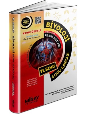 11. Sınıf Biyoloji Konu Özetli Soru Bankası