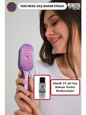 Işık Terapili Saç Masaj Aleti – Iyon Buhar Destekli, Kepek ve Dökülme Karşıtı