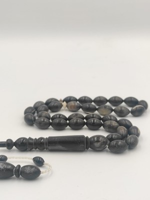 Altuntaş Aksesuar Usta Işciliklikoç Boynuzu Tesbih 8 * 12 mm Arpa Kesim  Takımlı Sistemli Püskül