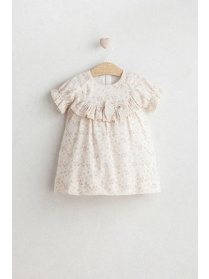 Budi Tongs Baby Flowery Elbise 5502 Bej