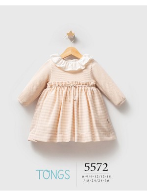 Budi Tongs Baby College Elbise 5572 Pudra