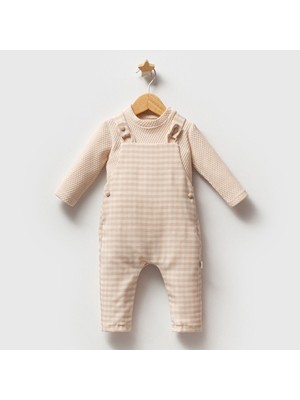 Budi Tongs Baby College Salopet 5581 Kahverengi