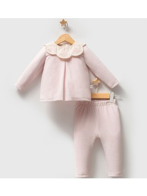 Budi Tongs Baby Etamine 2'li Takım 5681 Pembe