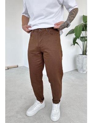 Kahverengi Basic Premium Regular Pantolon