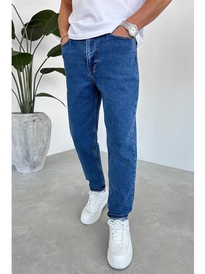 Koyu Mavi Basic Regular Pantolon