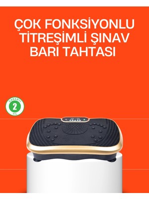 Starseven Vücut Şekillendirmeye Yardımcı Titreşimli Spor Platformu