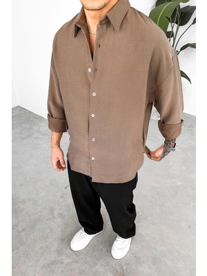 Vizon Soft Premium Oversize Gömlek
