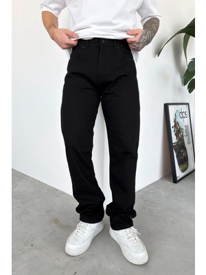 Siyah Basic Regular Pantolon