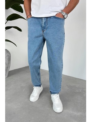 Açık Mavi Basic Regular Pantolon